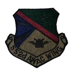 Air Force USAF 552nd AWAC Wing Patch VTG Military Uniform Gear